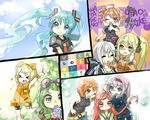  &gt;_&lt; ahoge akita_neru alternate_costume blonde_hair brown_hair candy chibi closed_eyes crossover drill_hair food goggles goggles_on_head green_eyes green_hair gumi hatsune_miku headphones kagamine_rin kasane_teto lollipop long_hair megurine_luka meiko multiple_girls nail_polish pink_hair ponytail red_eyes red_hair ribbon school_uniform serafuku sf-a2_miki short_hair side_ponytail silver_hair smile smiley_face spawnfoxy swirl_lollipop twintails utau vocaloid voyakiloid yellow_eyes yowane_haku 