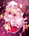  fang flandre_scarlet hat kiyomin nail_polish red_eyes red_nails solo touhou 