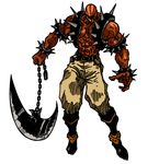  blade bomberhead boots chains dark_skin hellstinger male male_focus manly mask muscle nes ninja_gaiden ninja_ryukenden nintendo old_school oldschool spike spikes tecmo weapon 