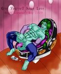  abs anal blue_skin braid chest cum dildo dragon_ball dragonball green_hair handjob insertion long_hair male masturbation muscle pecs solo yaoi zarbon 