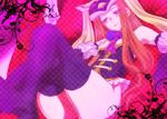  animal_hat black_legwear boots breast_slip breasts elbow_gloves gloves hat long_hair mawaru_penguindrum princess_of_the_crystal shimao_kazu small_breasts solo takakura_himari thighhighs 