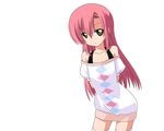  hayate_no_gotoku katsura_hinagiku long_hair pink_hair thighhighs white 