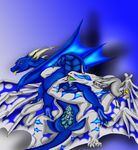  blue cunnilingus dragon female graffitidragon graffitidragon_(artist) horn iggy male messy oral oral_sex penis sana sex straight tongue vaginal wings 