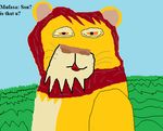  disney feline grass lion male mufassa nude the_lion_king 