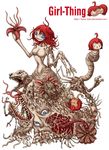  breasts female girl_thing ikura-maru nightmare_fuel plain_background solo tentacles what white_background 