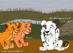  dalmatian disney dog english feline feral grass lion male mammal nude the_lion_king unknown_artist what 