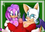  bat blue_eyes breasts cyborg echidna fangs female fur glans gloves green_background group group_sex hair humanoid_penis julie-su kayla-na knuckles_the_echidna male mammal mechanical nipples penis pink plain_background red red_fur rouge_the_bat sega sex small_penis sonic_(series) straight threesome white white_clothing white_hair wings 