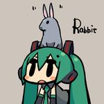  aqua_hair bunny chan_co chibi hatsune_miku long_hair reverse_translation simple_background solo translated twintails upper_body vocaloid 