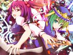  hair_between_eyes koumei_(harmonizer) looking_at_viewer multiple_girls onozuka_komachi rod_of_remorse shiki_eiki touhou 