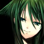  bad_id bad_pixiv_id bangs green_eyes green_hair nanai_(ayinusu00) saya saya_no_uta solo 