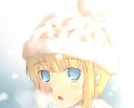  bad_id bad_pixiv_id blonde_hair blue_eyes breath cold gunslinger_girl hat lowres nanai_(ayinusu00) rico_(gunslinger_girl) solo 