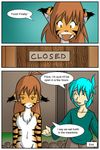  blue_hair comic dialog english_text feline female flora_(twokinds) hair human male mammal text tiger tom_fischbach trace_legacy twokinds 