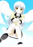  ameyoshi angel_beats! bad_id bad_pixiv_id highres panties solo tenshi_(angel_beats!) underwear wings 