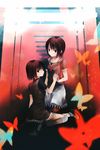  amakura_mayu amakura_mio bad_id bad_pixiv_id bandages black_hair brown_eyes brown_hair fatal_frame fatal_frame_2 highres kaiso2011 multiple_girls short_hair siblings sisters skirt twins 