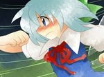  bad_id bad_pixiv_id cirno close-up hammer_(sunset_beach) running solo tears touhou 