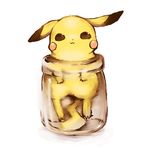  bottle gen_1_pokemon no_humans pikachu pokemon pokemon_(creature) tail yama_(rabbit_room) 