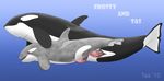  anal anal_penetration anus cetacean cool_colors feral gay male mammal marine orca penetration penis sex size_difference tapering_penis tasuric underwater water whale 