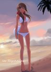  axis_powers_hetalia bikini brown_hair dark_skin seychelles_(hetalia) swimsuit 