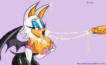  after_sex anthro bat belgurdo big_lips breasts bubble clothed clothing cum cum_on_breasts cum_on_face duo female male mammal nipples penis rouge_the_bat sega sonic_(series) sonic_team video_games 