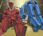  bahakha blue_bomber inanimate red_rocker rock&#039;em_sock&#039;em_robots toy 