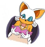  anthro bat big_breasts blush breasts cleavage clothed clothing couple duo female imshade lmshade male mammal one_eye_closed penis rouge_the_bat sega sonic_(series) sonic_team titfuck wink 