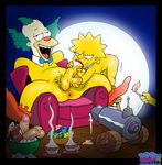  krusty_the_clown lisa_simpson tagme the_simpsons toon-party 