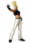  belt blonde_hair fingerless_gloves gloves male_focus nikaidou_benimaru official_art ogura_eisuke solo the_king_of_fighters the_king_of_fighters_xiii 