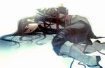  bad_id bad_pixiv_id bdsm black_hair bondage boots bound grey_footwear karua_(teikiatsugirl) knee_boots long_hair male_focus rope solo tales_of_(series) tales_of_vesperia yuri_lowell 