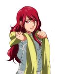  bad_id bad_pixiv_id kirijou_mitsuru long_hair onikkun persona persona_3 red_eyes red_hair scarf solo 