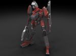  3d armored_core cannon cg from_software gun mecha nine-ball weapon 