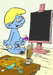  animated painter_smurf tagme the_smurfs 