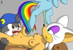  3pac friendship_is_magic klonoa my_little_pony rainbow_dash rouge_the_bat sonic_team 