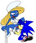  crossover smurfette sonic_team sonic_the_hedgehog the_smurfs zr_the_hedgehog 