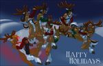  blitzen christmas comet cupid dancer dasher donner honeypup prancer reindeer rudolph vixen 