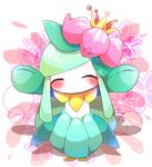  alternate_color blush crown eyes_closed flower lilligant nintendo plant pokemon shiny_pokemon 