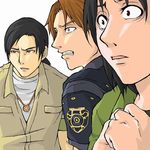  black_hair brown_hair capcom cop david_king kevin_ryman officer pixiv_thumbnail resident_evil resident_evil:_outbreak resident_evil_outbreak resized yoko_suzuki 