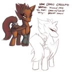  brown darke equine female hasbro horse mel_the_hybrid my_little_pony pegasus ponification pony solo video_games wings 