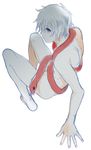  bad_id bad_pixiv_id kanke_(yonkuma) male_focus no.6 nude shion_(no.6) snake solo white_hair 