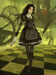  alice:_madness_returns alice_(character) alice_(wonderland) alice_in_wonderland american_mcgee&#039;s_alice american_mcgee's_alice artist_request black_hair green_eyes highres 