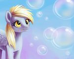  bubbles derpy_hooves_(mlp) equine female feral friendship_is_magic hasbro horse kawaiipiepie magpie_(artist) mammal my_little_pony pegasus pony solo wings 
