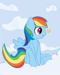  bird equine female feral friendship_is_magic hasbro horse mammal my_little_pony pegasus pony rainbow_dash_(mlp) solo unknown_artist wings 