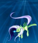  egophiliac_(artist) equine female fish fluttershy_(mlp) friendship_is_magic hasbro horse marine my_little_pony pegasus pony underwater wings 