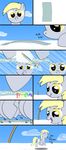  comic cool_colors cub cutie_mark derpy_hooves_(mlp) equine female feral friendship_is_magic hasbro horse mammal my_little_pony nom pegasus pony rainbow_dash_(mlp) therecliner27 wings young 