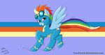  female feral friendship_is_magic hasbro mammal my_little_pony pegasus poor_yorick rainbow_dash_(mlp) solo wings wonderbolts_(mlp) 