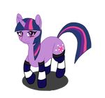 blush bojanglesftw cool_colors cutie_mark equine female feral friendship_is_magic hasbro horn legwear looking_at_viewer mammal my_little_pony plain_background solo stockings transparent_background twilight_sparkle_(mlp) unicorn 