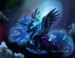  alicorn cool_colors cutie_mark equine female feral friendship_is_magic hasbro horn horse mammal my_little_pony nightmare_moon_(mlp) phuijl pony solo winged_unicorn wings 