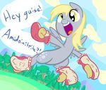  derpy_hooves_(mlp) equine female feral friendship_is_magic hasbro hi_res horse mammal mittens my_little_pony pegasus pony solo unknown_artist wings 