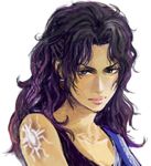  black_hair final_fantasy final_fantasy_xiii lowres oerba_yun_fang riemon solo tattoo 