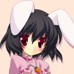  animal_ears blush bunny_ears gotou_nao inaba_tewi red_eyes smile solo touhou 