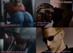  3d albert_wesker ass bent_over binoculars claire_redfield parody resident_evil resident_evil_darkside_chronicles spy stalker 